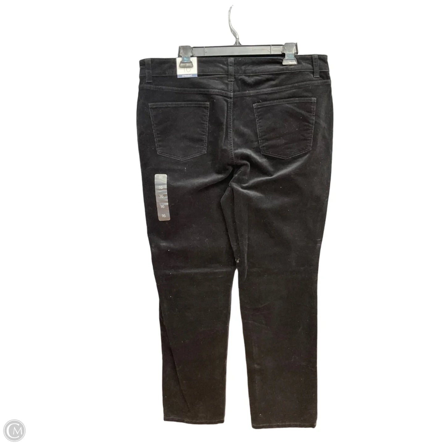 Pants Corduroy By Talbots In Black, Size: 16
