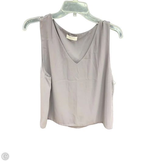 Top Sleeveless By Babaton In Grey, Size: L