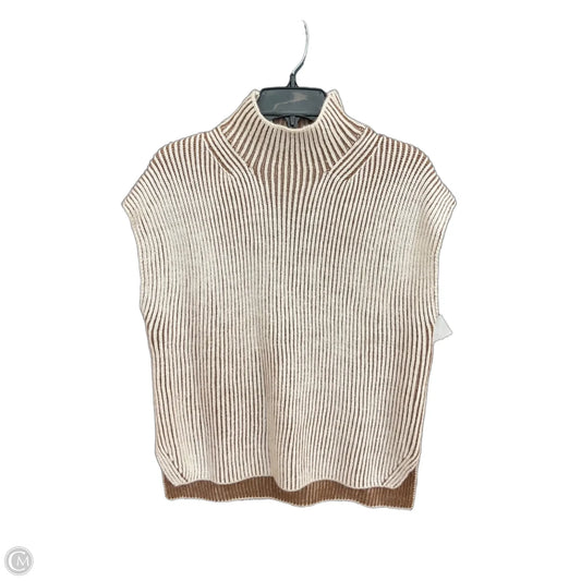 Sweater Short Sleeve By Varley In Cream, Size: S
