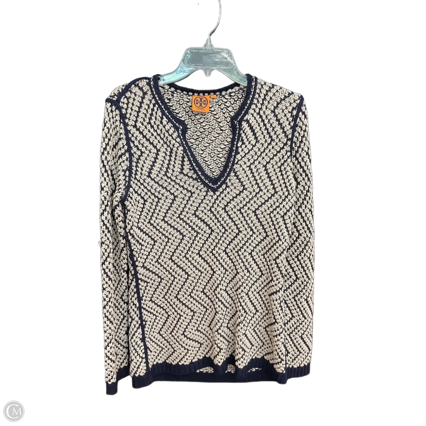 Sweater Designer By Tory Burch In Navy, Size: L