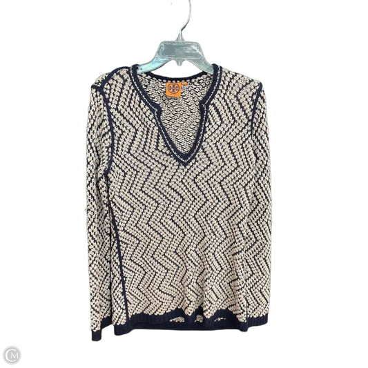Sweater Designer By Tory Burch In Navy, Size: L