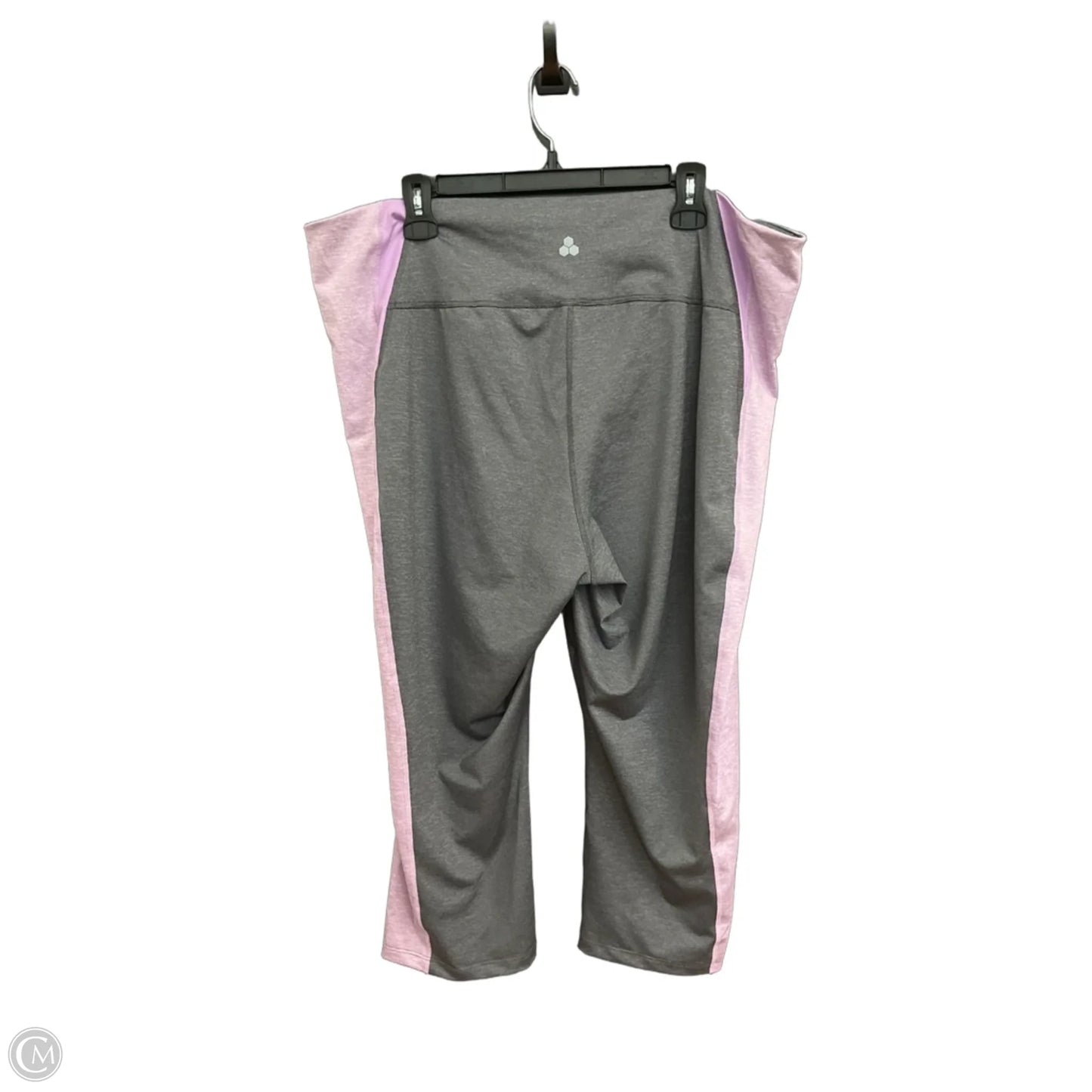 Athletic Leggings Capris By Tek Gear In Grey, Size: 3x