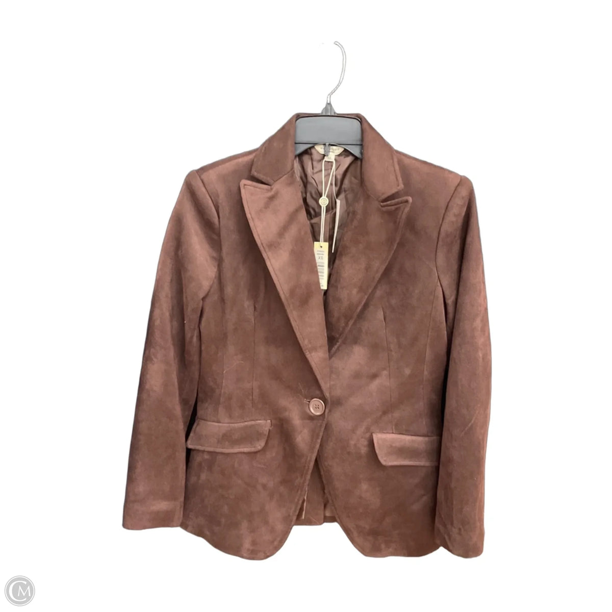 Blazer By Max Studio In Brown, Size: Xs