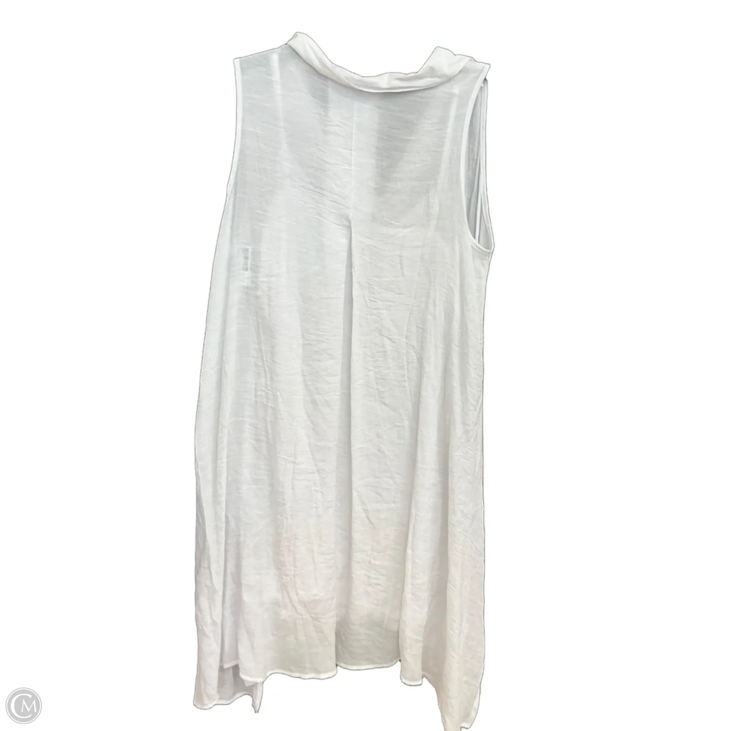 Dress Casual Midi By Clothes Mentor In White, Size: Xl