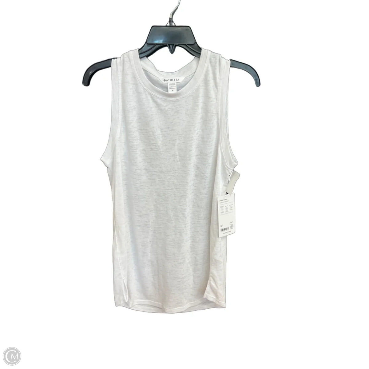 Athletic Tank Top By Athleta In White, Size: M
