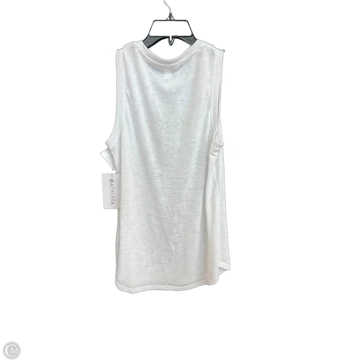 Athletic Tank Top By Athleta In White, Size: M