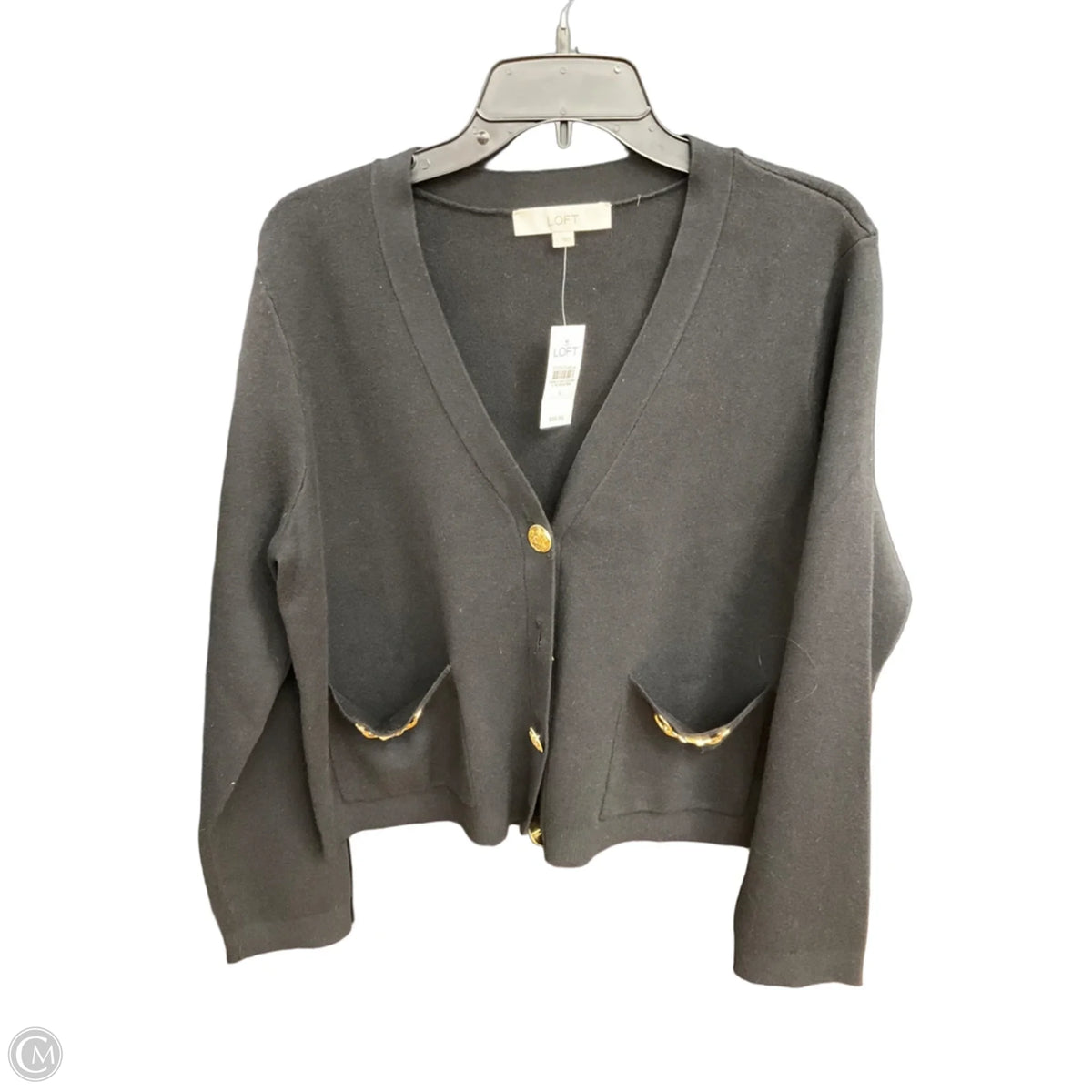 Cardigan By Loft In Black, Size: L