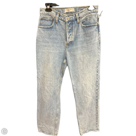 Jeans Straight By Abercrombie And Fitch In Blue, Size: 2