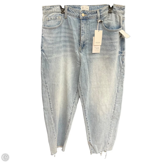 Jeans Cropped By Cme In Blue, Size: 16