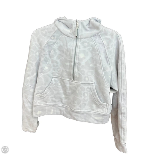Athletic Sweatshirt Hoodie By Lululemon In Animal Print, Size: Xs