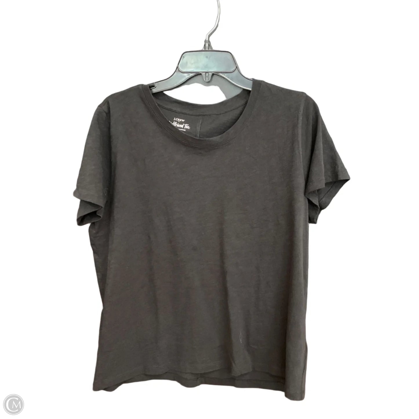 Top Short Sleeve By J. Crew In Black, Size: Xl