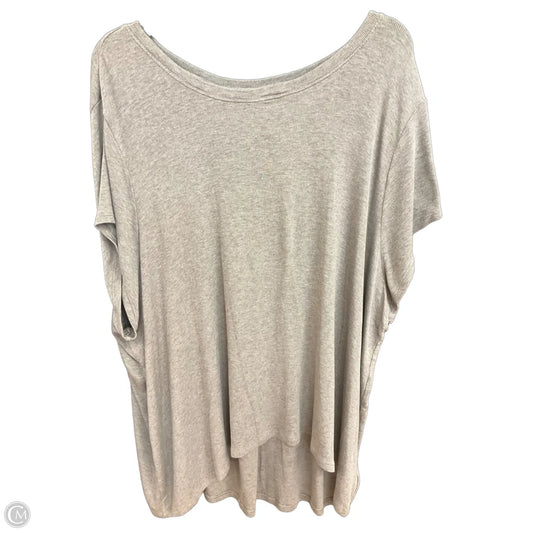 Athletic Top Short Sleeve By Athleta In Brown, Size: 2x