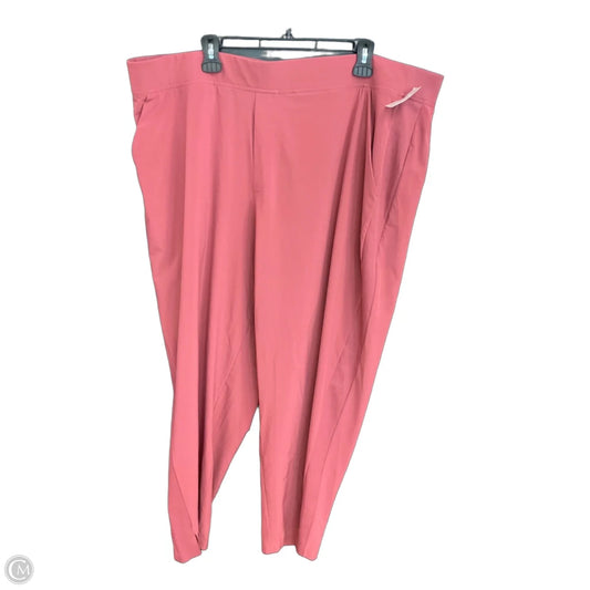 Athletic Pants By Athleta In Red, Size: 2x