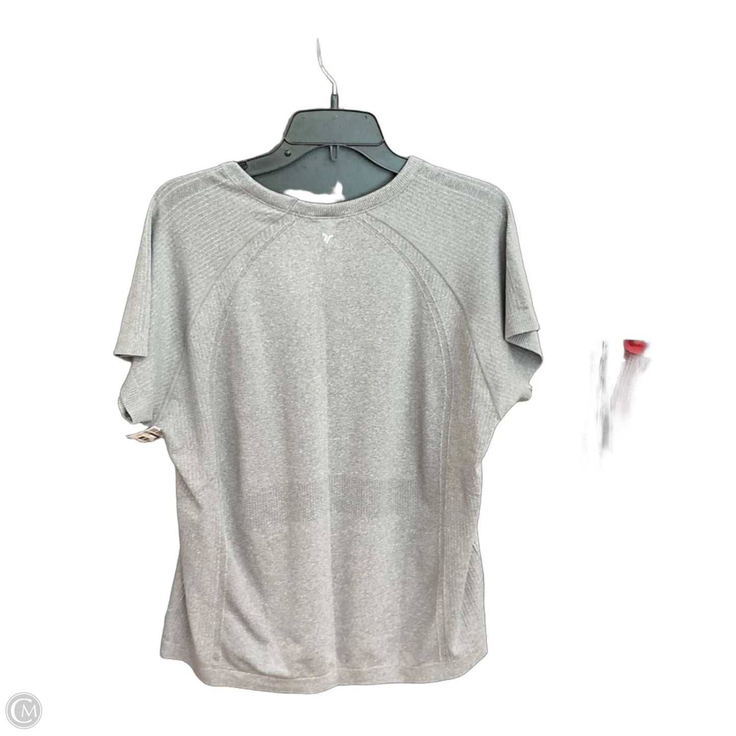 Athletic Top Short Sleeve By Old Navy In Grey, Size: 2x