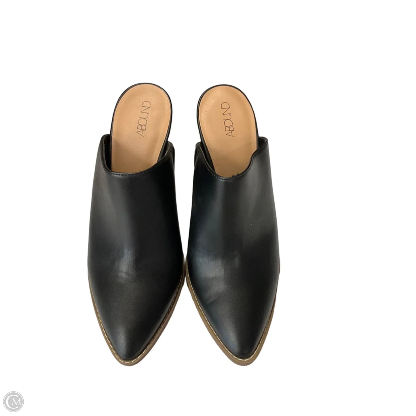 Shoes Heels Platform By Abound In Black & Brown, Size: 8