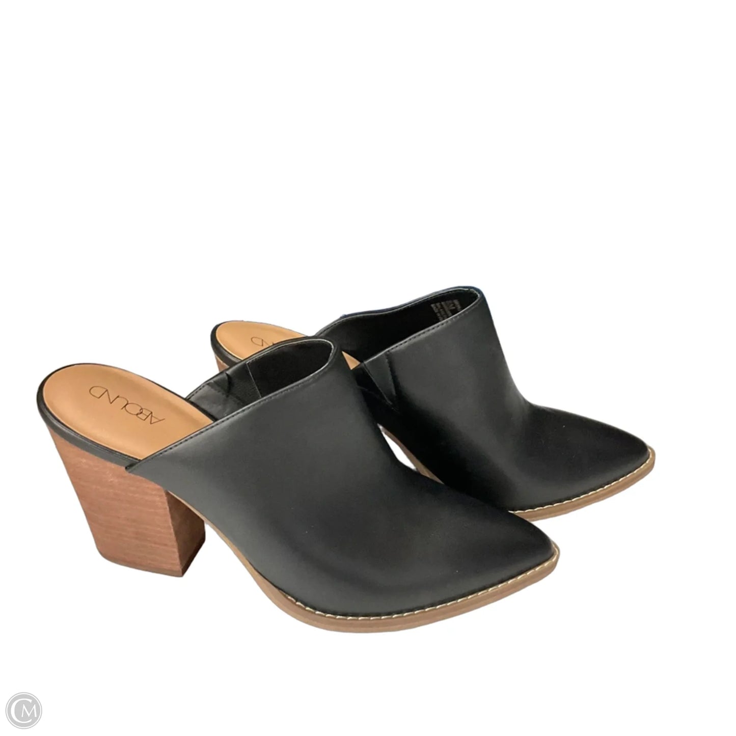 Shoes Heels Platform By Abound In Black & Brown, Size: 8