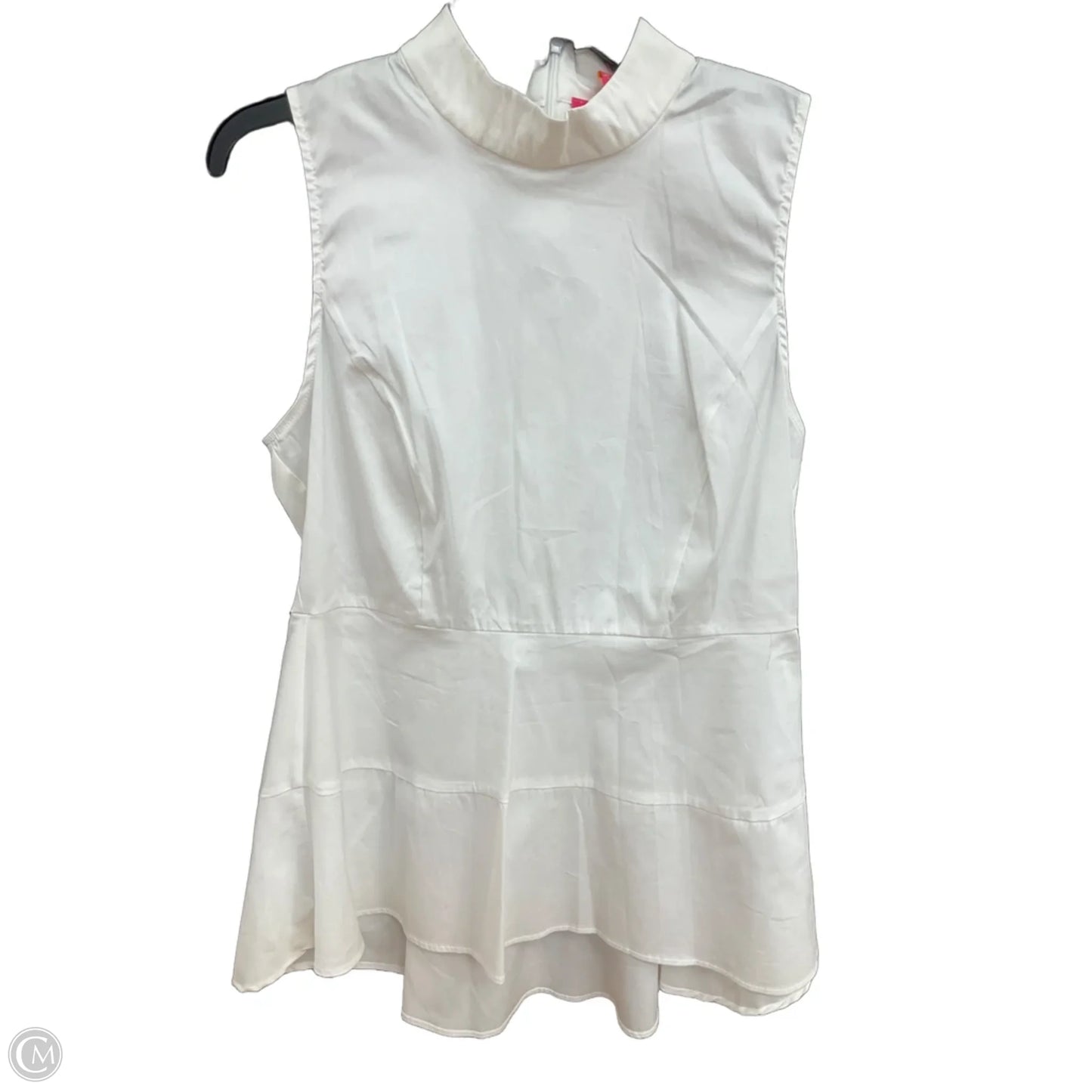 Top Sleeveless By Catherine Malandrino In White, Size: M