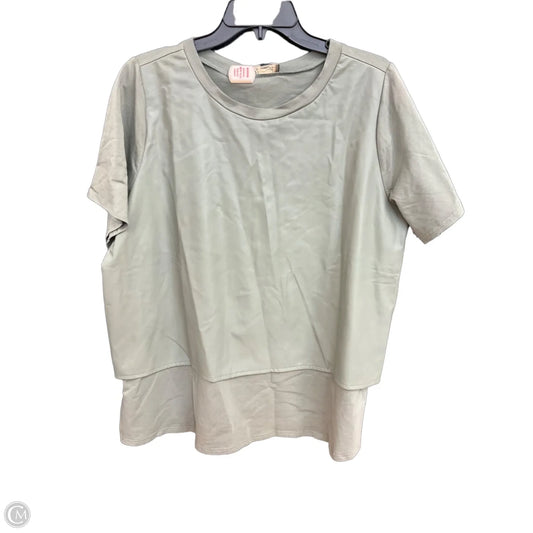 Top Short Sleeve By Dg2 In Green, Size: Xl