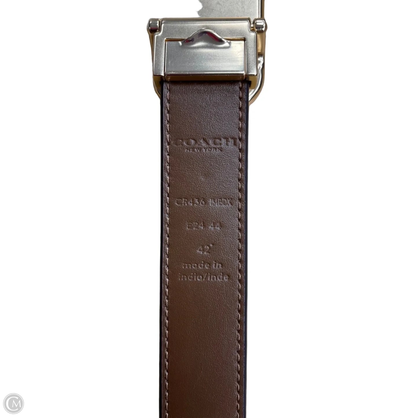 Belt Designer By Coach, Size: