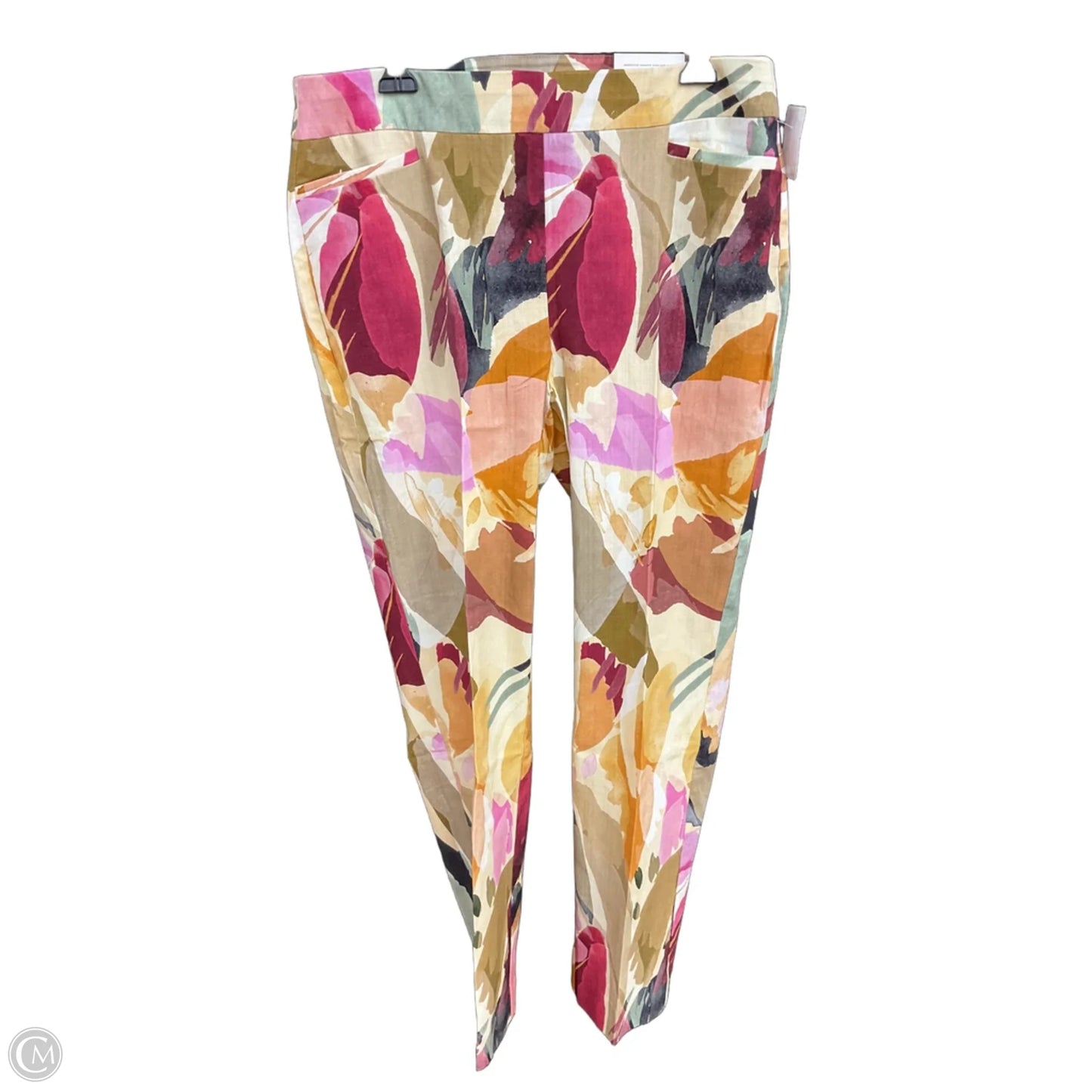 Top 2pc Sleeveless By Chicos In Floral Print, Size: L