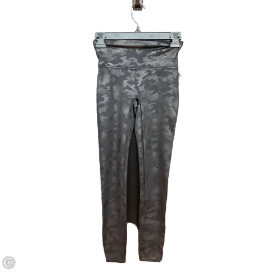 Athletic Leggings By Spanx In Camouflage Print, Size: 4
