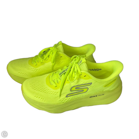Shoes Athletic By Skechers In Yellow, Size: 8.5