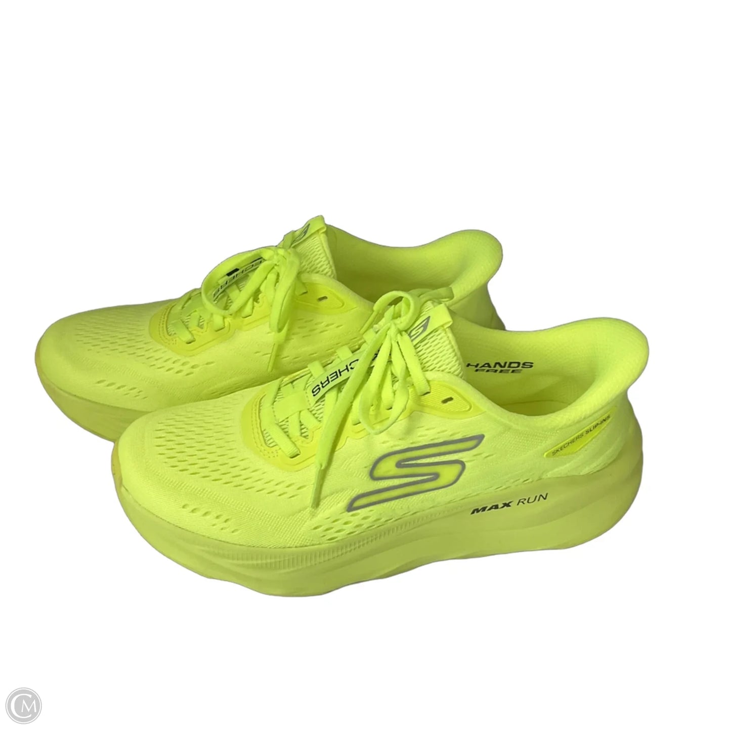 Shoes Athletic By Skechers In Yellow, Size: 8.5