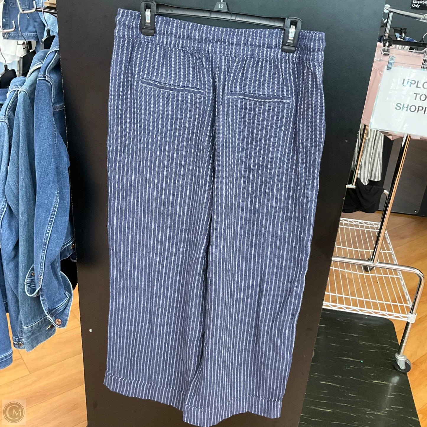 Pants Linen By Time And Tru In Blue, Size: 10