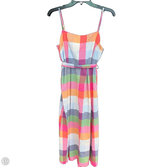 Dress Designer By Kate Spade In Plaid Pattern, Size: S