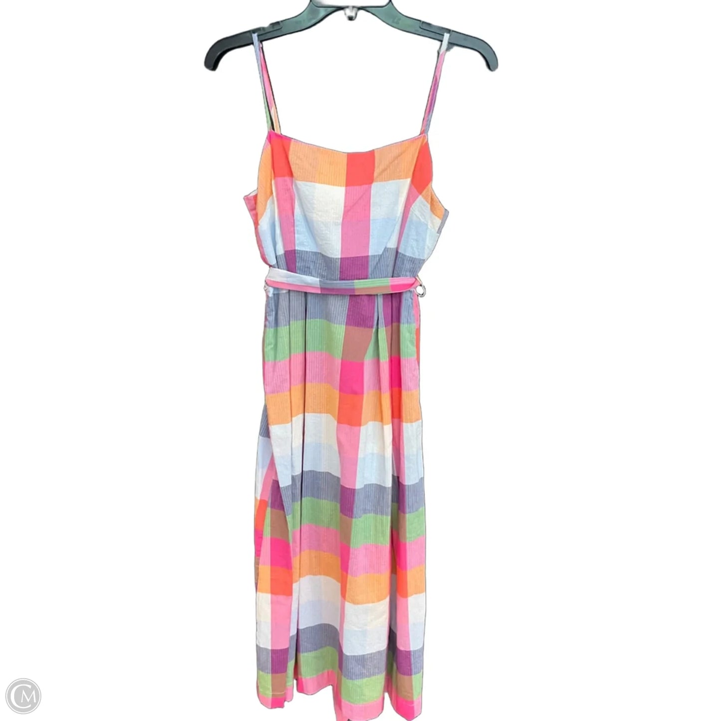 Dress Designer By Kate Spade In Plaid Pattern, Size: S