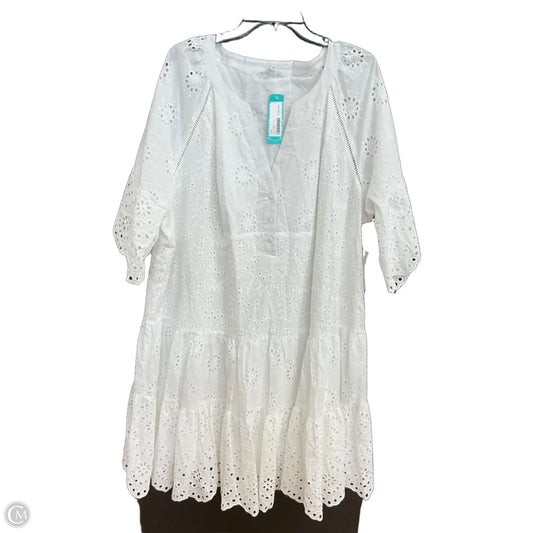 Dress Casual Short By Tribal In White, Size: 2x