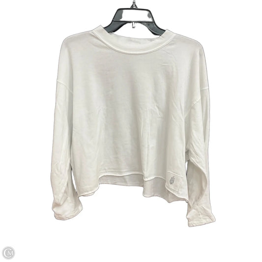 Top Long Sleeve By Free People In White, Size: Sp