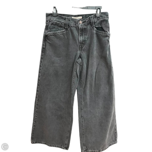 Jeans Wide Leg By Levis In Black, Size: 6