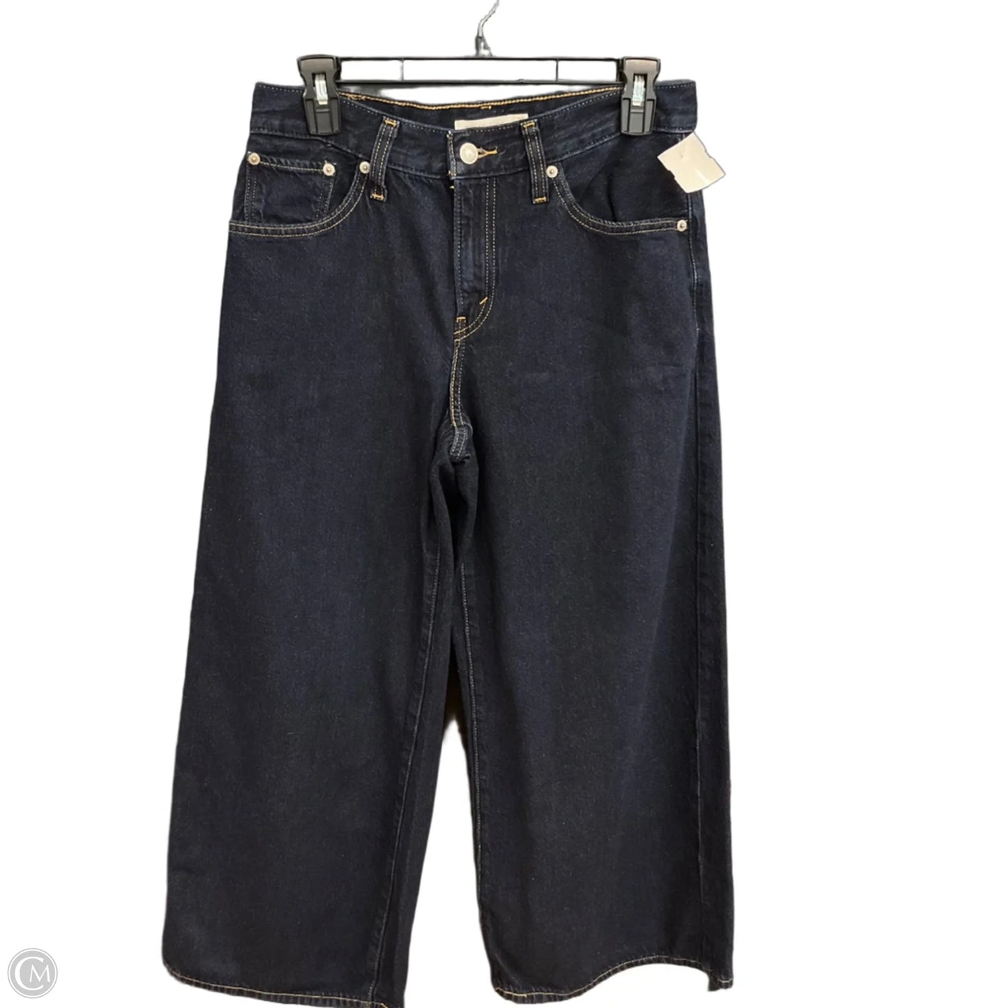 Jeans Wide Leg By Levis In Blue, Size: 6