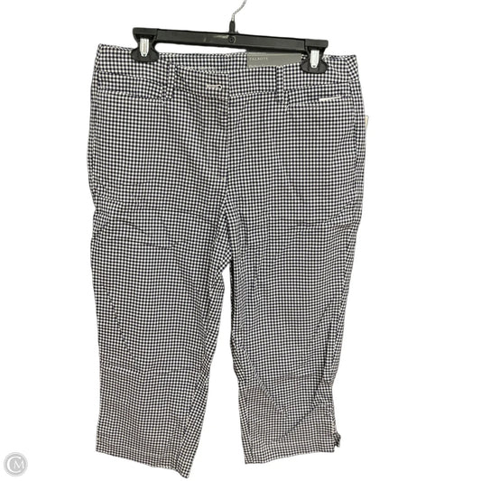 Capris By Talbots In Checkered Pattern, Size: 10p