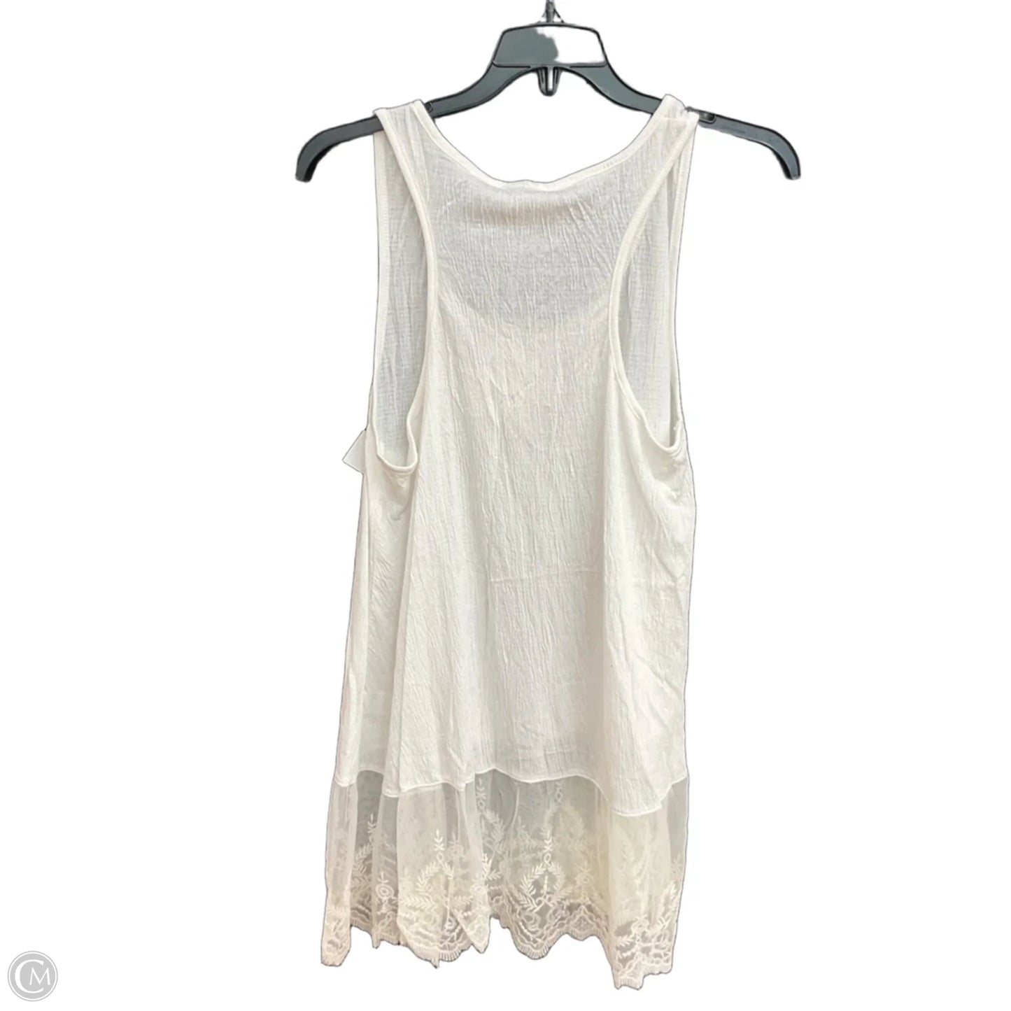Top Sleeveless By Umgee In White, Size: L