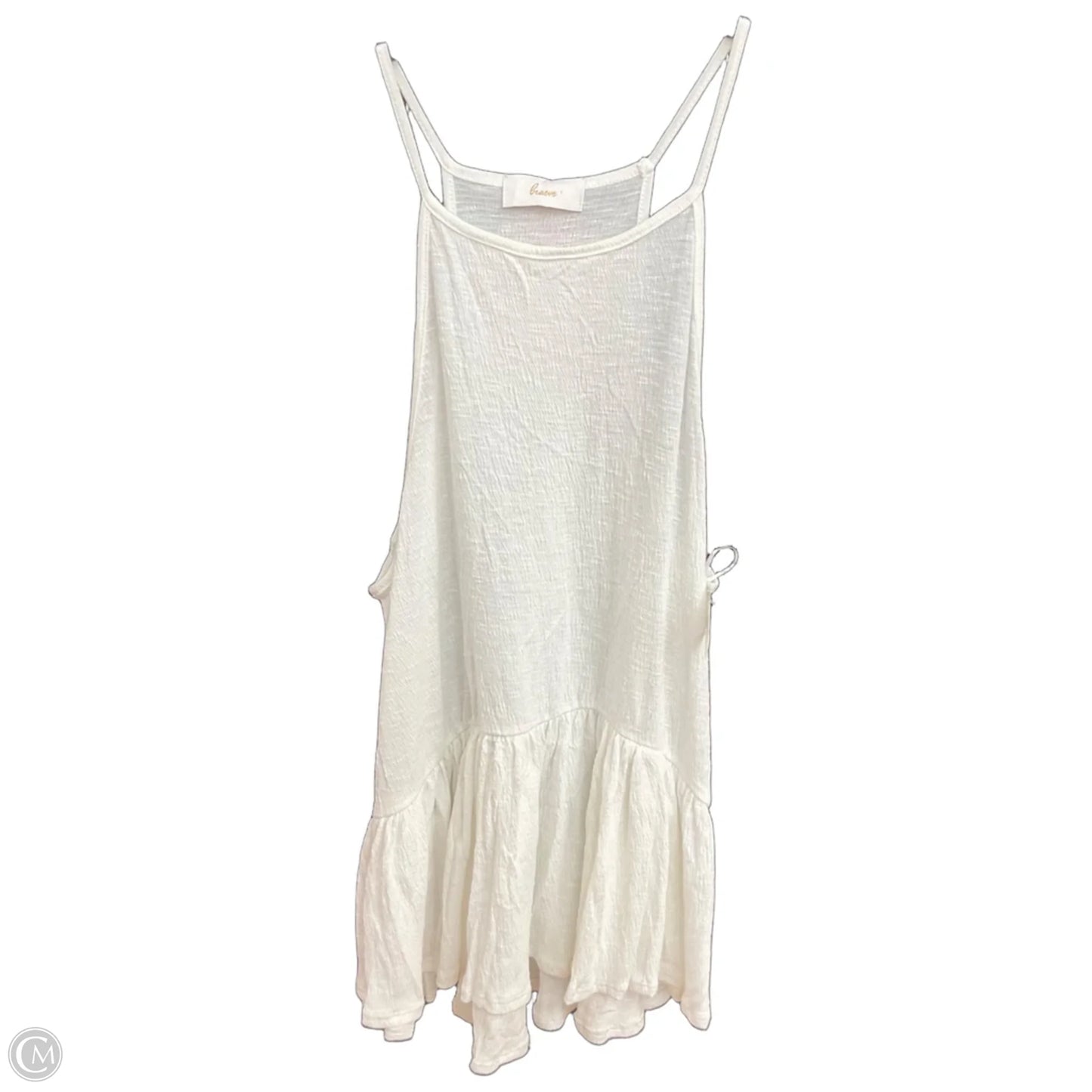 Top Sleeveless By Braeve In White, Size: Xl