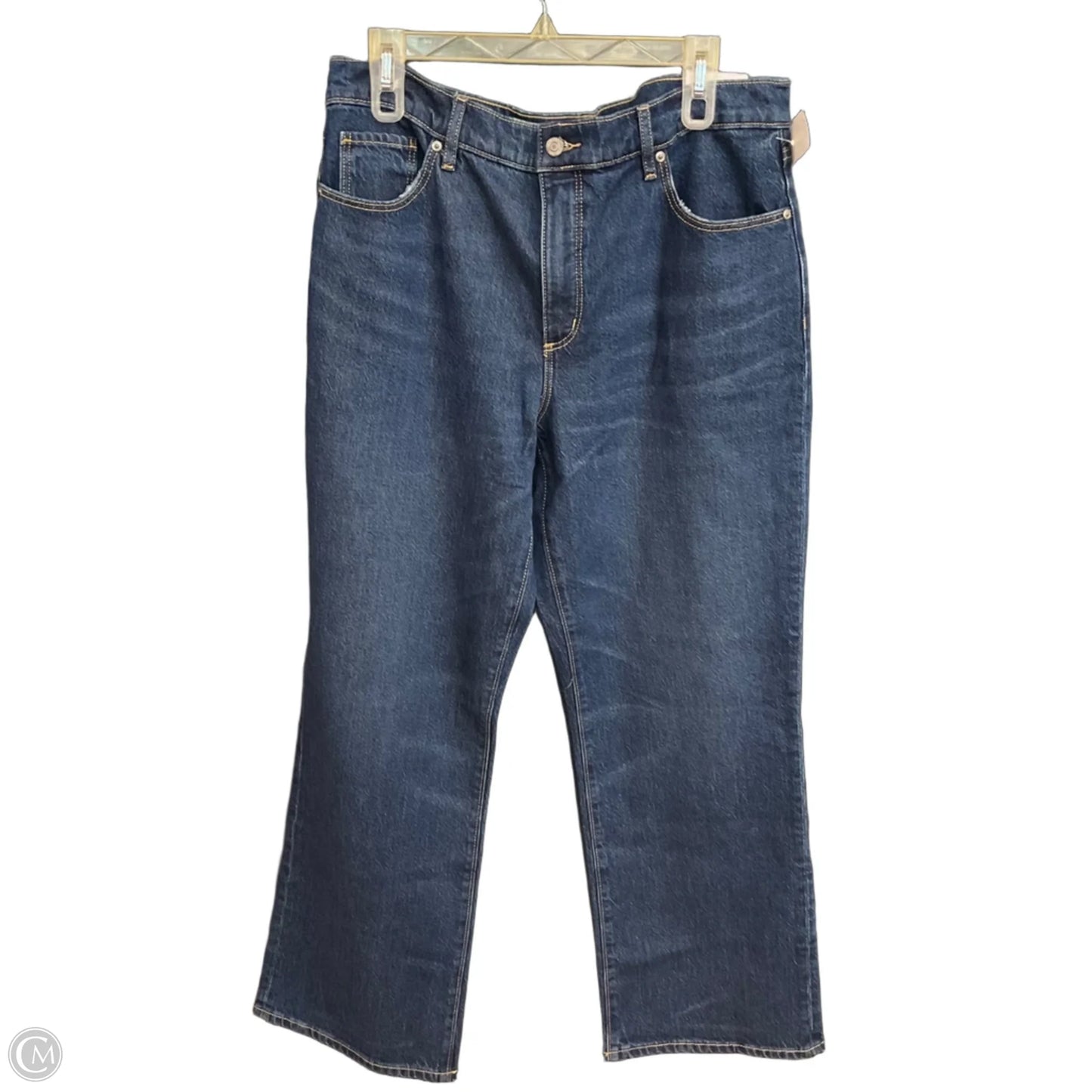 Jeans Straight By Loft In Blue, Size: 12