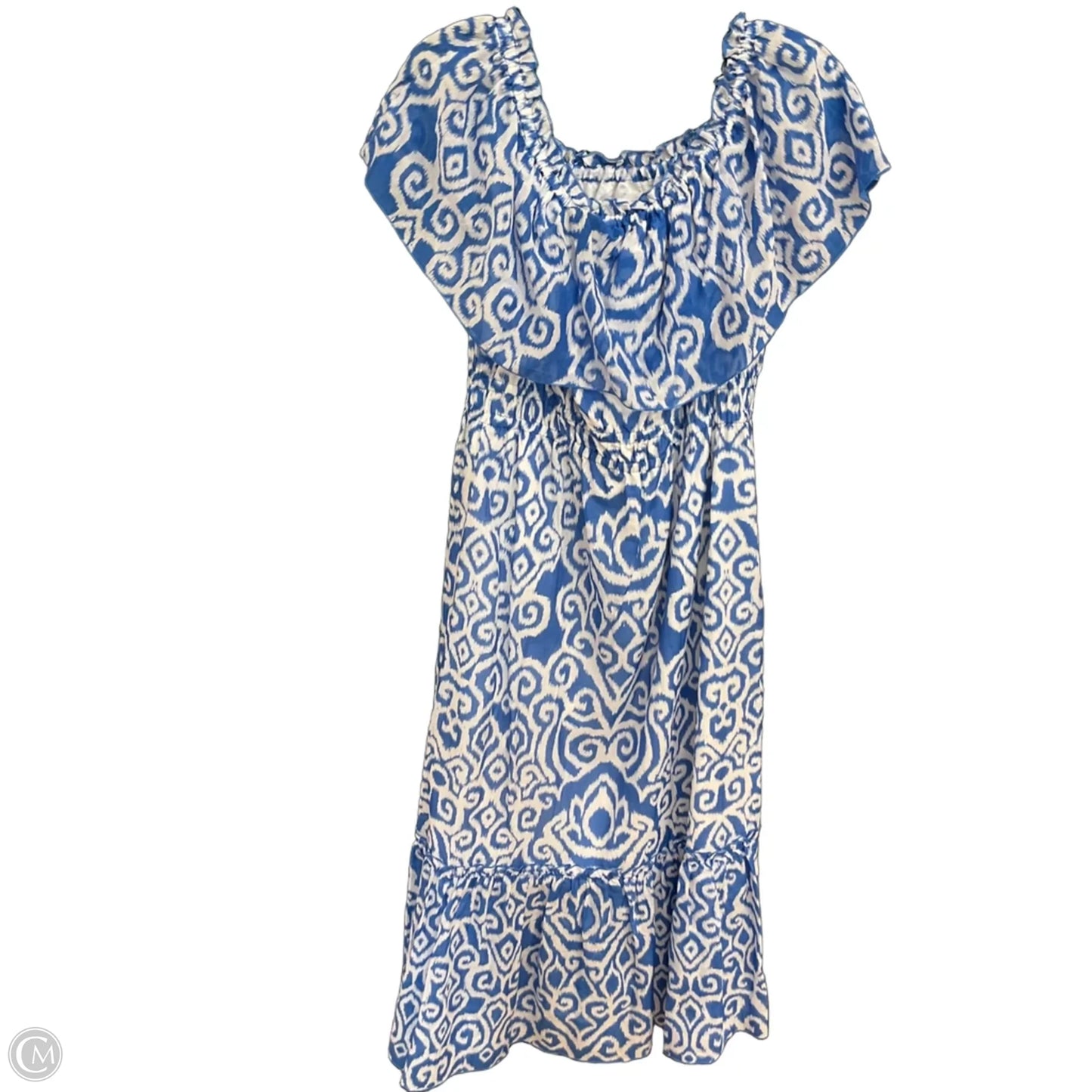 Dress Casual Maxi By Tommy Bahama In Blue, Size: M