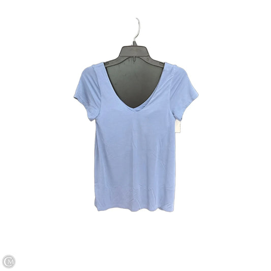 Athletic Top Short Sleeve By Athleta In Blue, Size: S