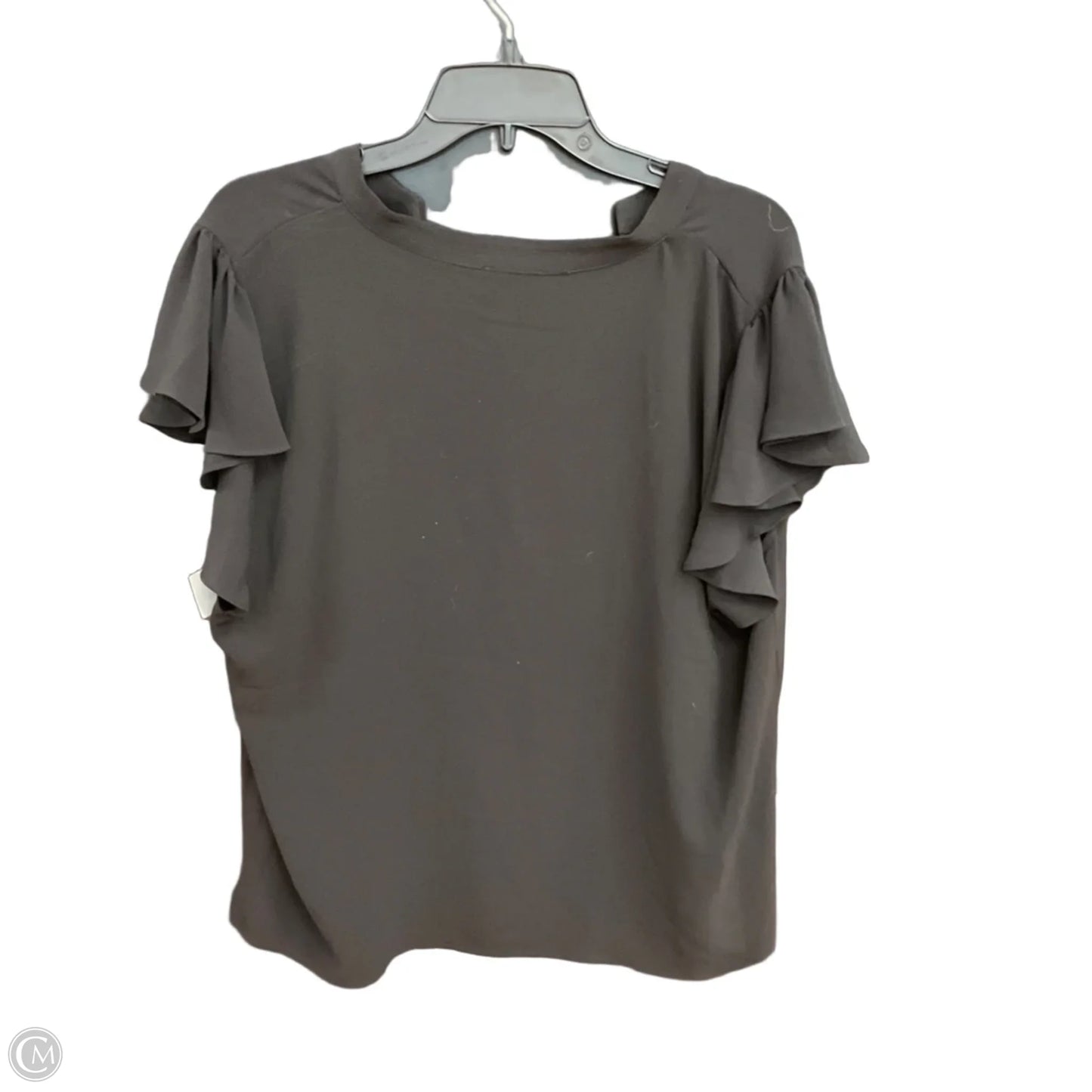 Top Short Sleeve By Cece In Black, Size: Xl