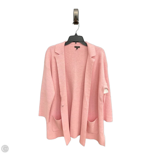 Cardigan By Talbots In Pink, Size: 1x