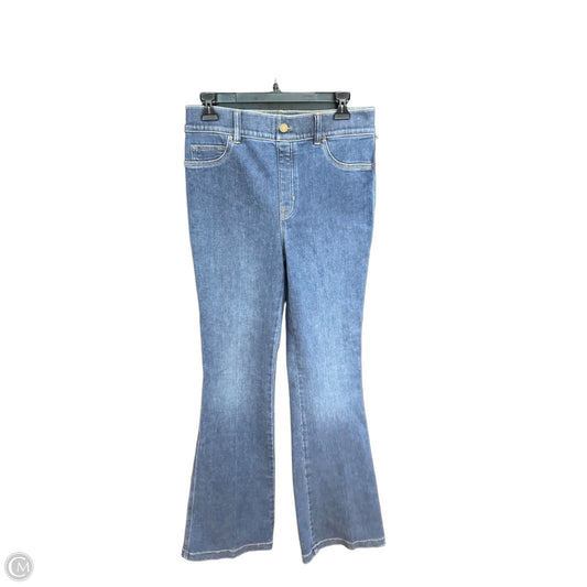 Jeans Flared By Spanx In Blue, Size: 8