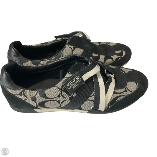 Shoes Designer By Coach In Black, Size: 8