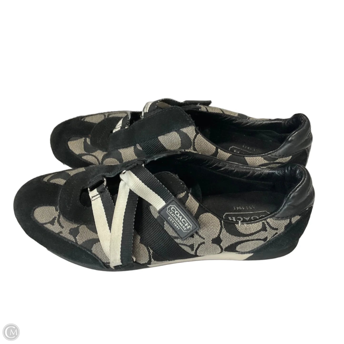 Shoes Designer By Coach In Black, Size: 8