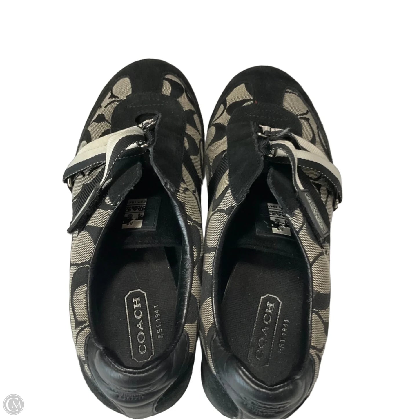 Shoes Designer By Coach In Black, Size: 8