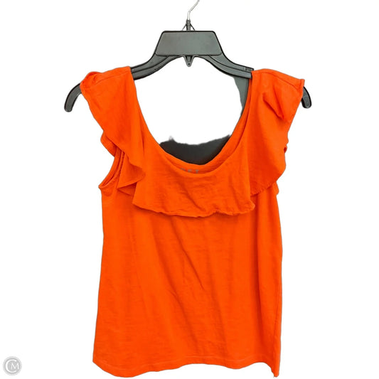 Top Sleeveless By Loft In Orange, Size: Xs