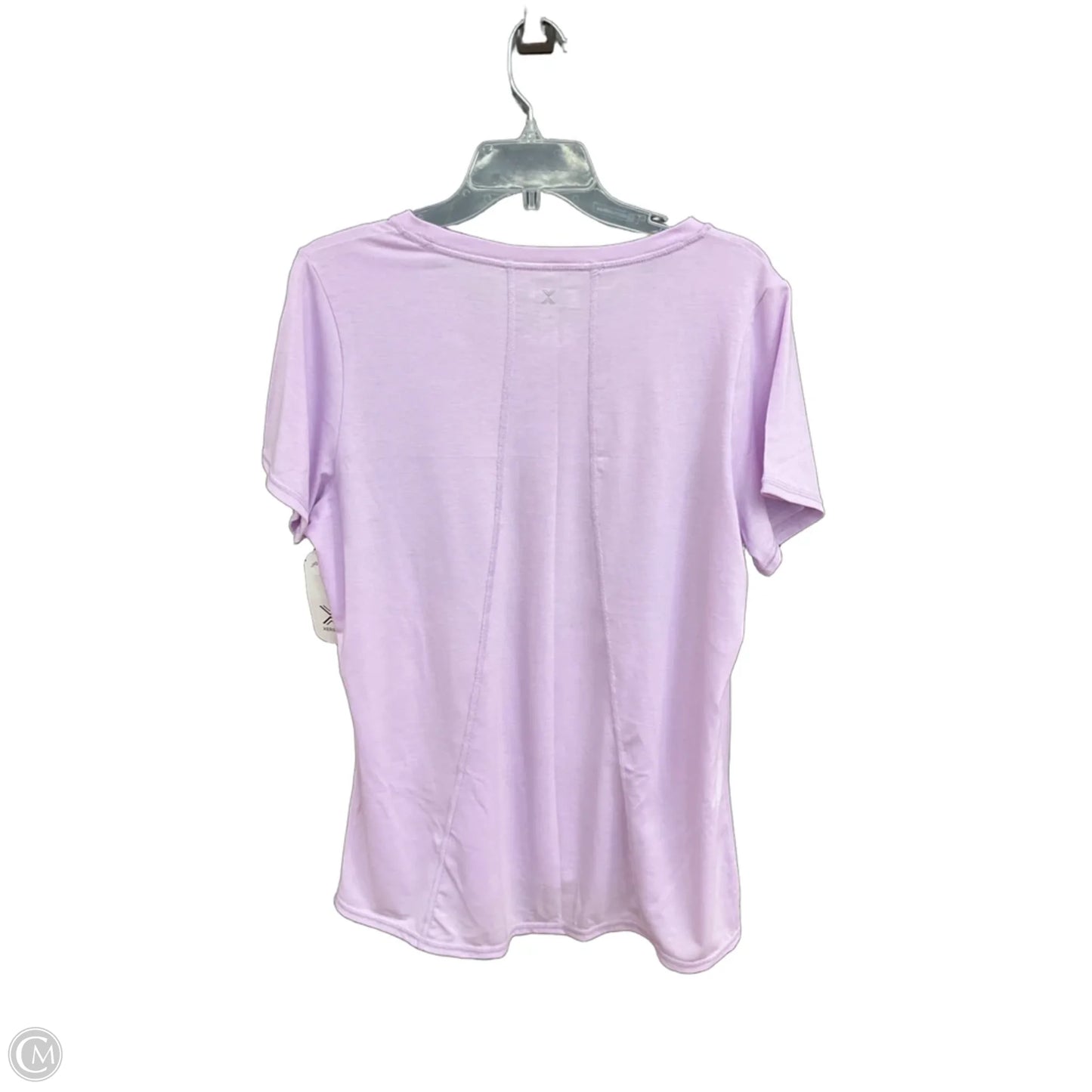 Athletic Top Short Sleeve By Xersion In Purple, Size: L