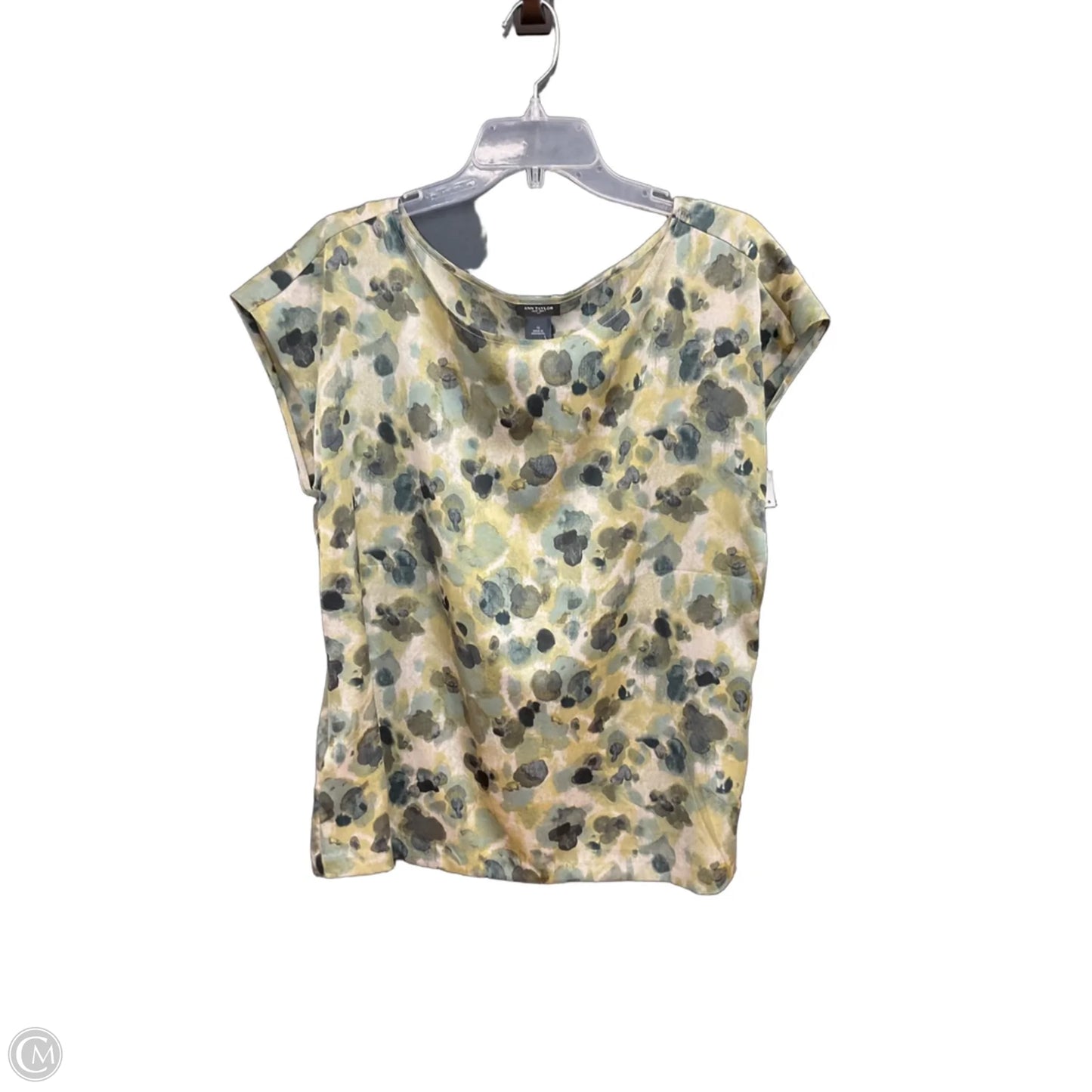 Top Sleeveless By Ann Taylor In Green, Size: M