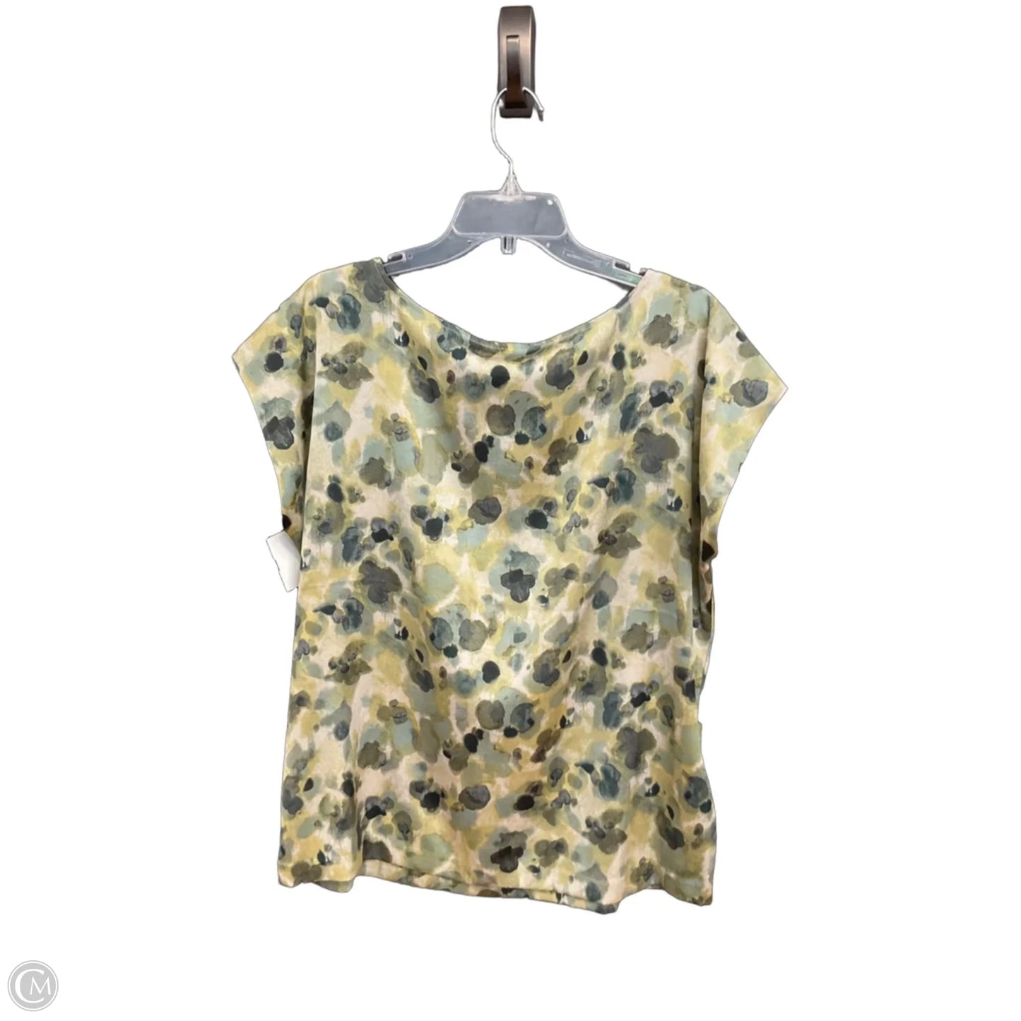 Top Sleeveless By Ann Taylor In Green, Size: M
